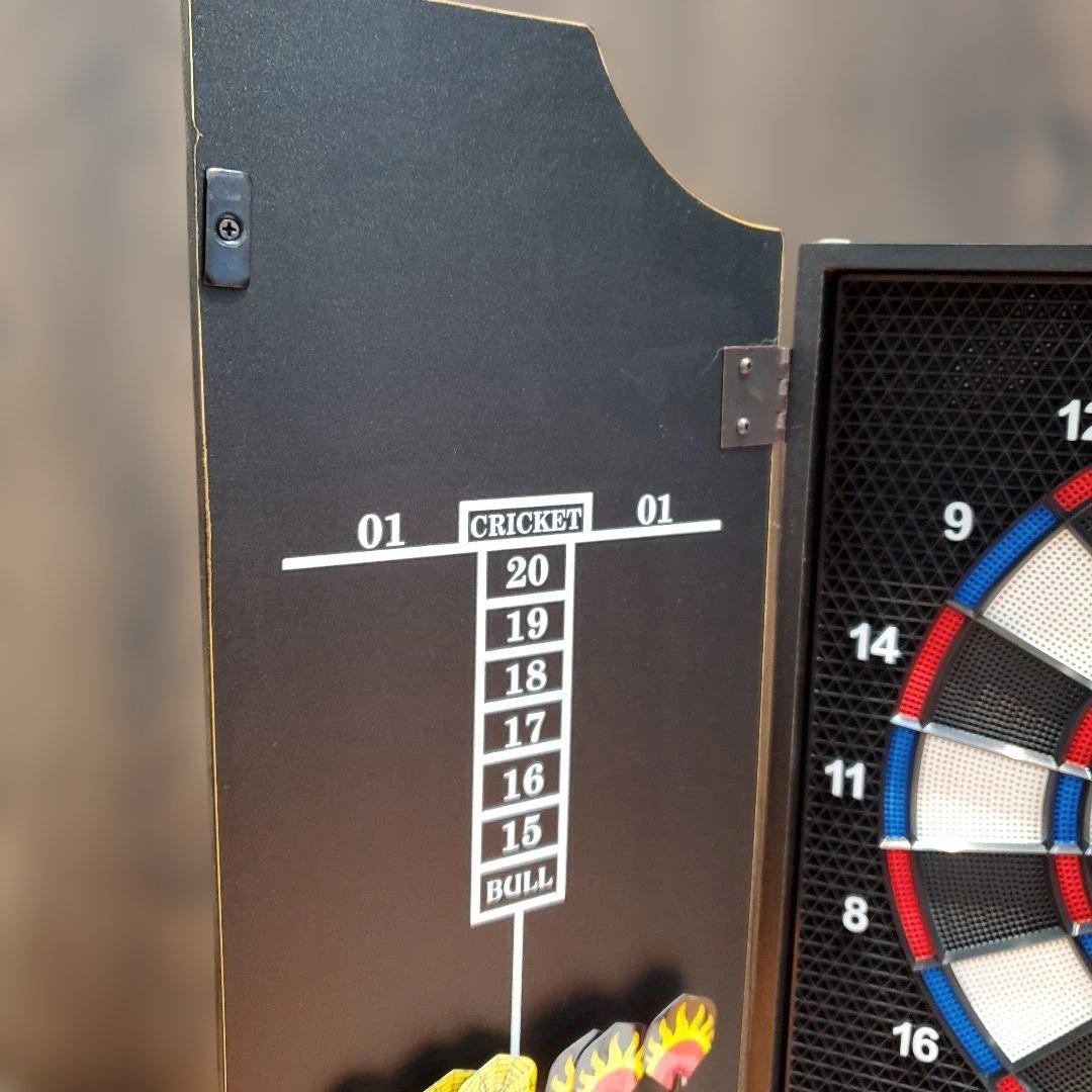 ダーツボード　電子ダーツ　ダーツ　木製　サウンド　カウントアップ　クリケット