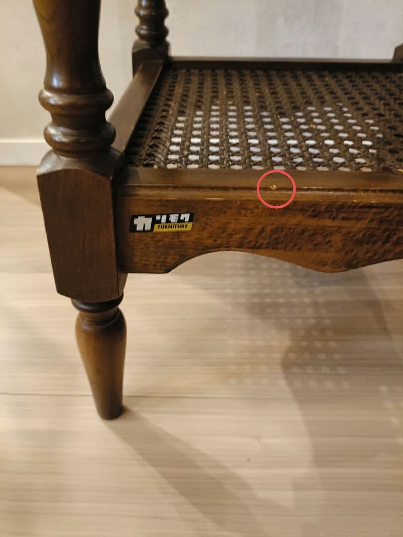 【McQ（マック）#古着】カリモク(karimoku)　花台　レトロ