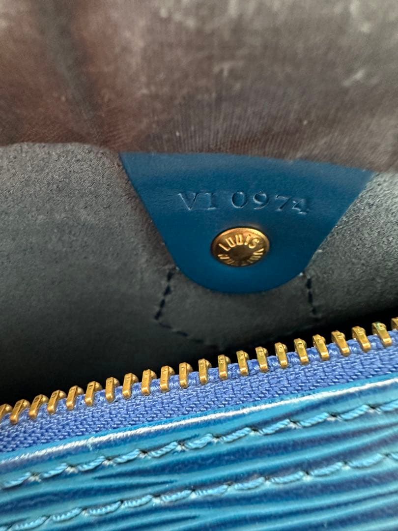 ルイヴィトン　スピーディー　エピ　トレドブルー