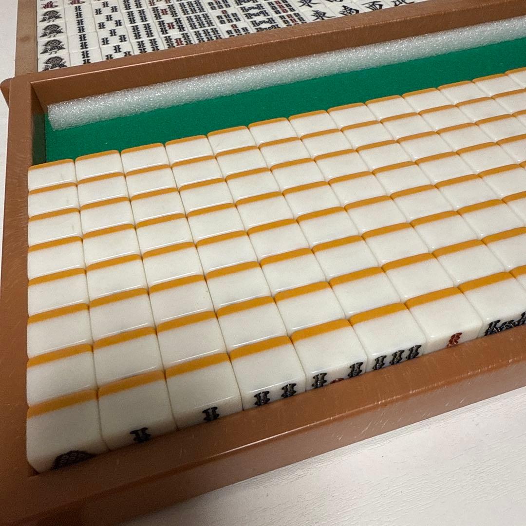 全自動麻雀卓用　麻雀牌26ミリ ２面セット　黄各136枚