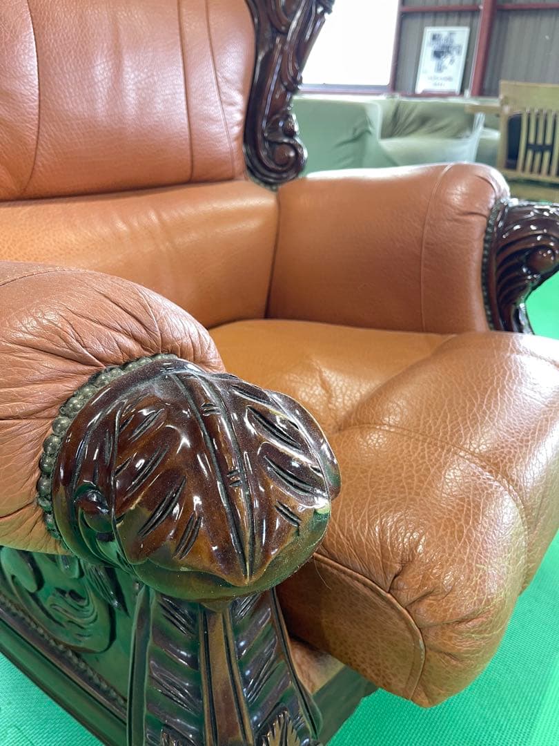 【お引き取り限定】アンティーク 大型ソファー 2組セット※バラ売り可能です！