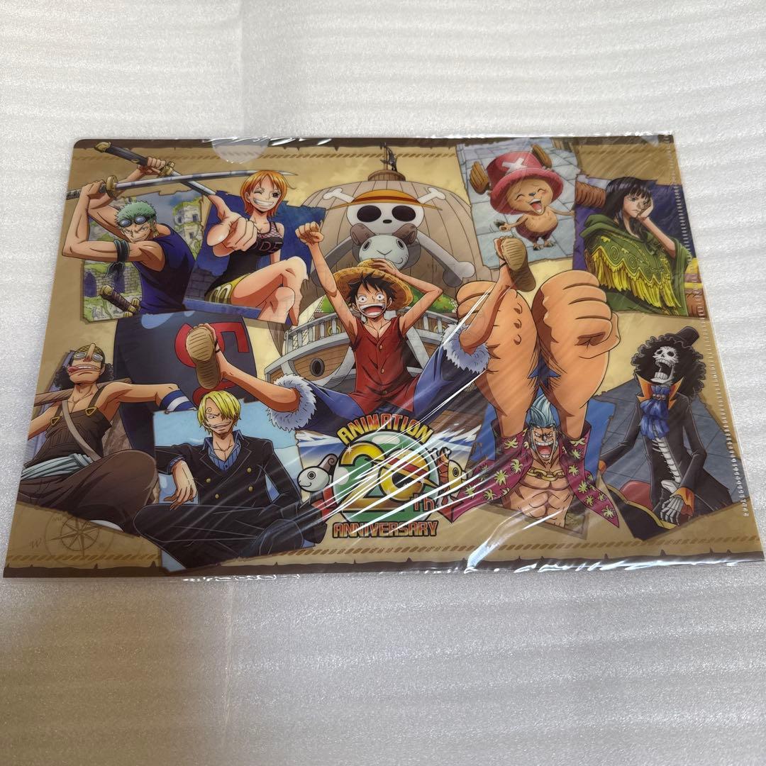 ONEPIECE クリアファイル 東京ワンピースタワー限定 アニメ20周年