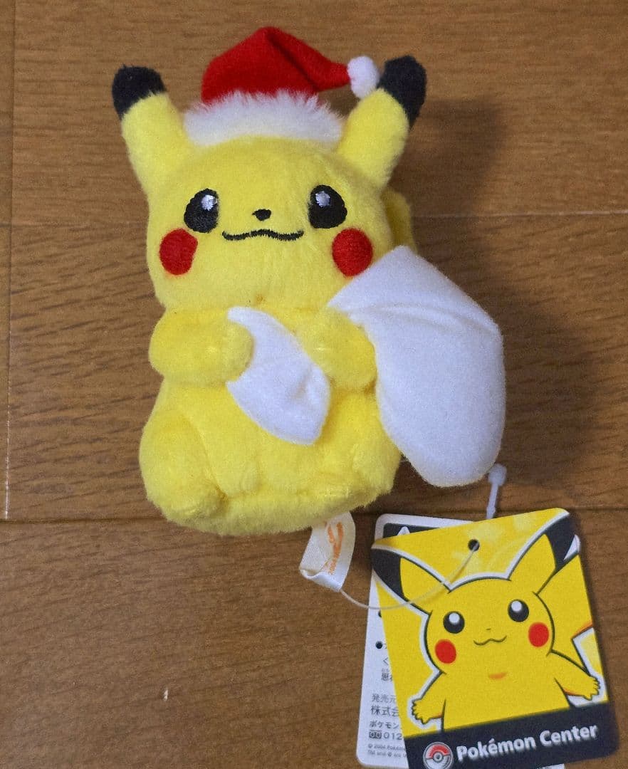 ポケモン ピカチュウ ぬいぐるみ サンタクロース オーナメントキーホルダー