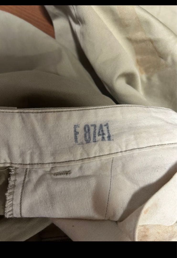 50s 34 【実物】us army チノパン