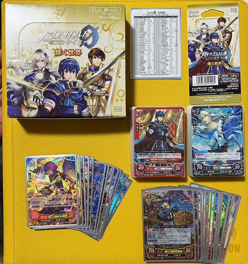 ファイアーエムブレム　サイファ　15弾　輝く世界　N HN R SRフルコンプ