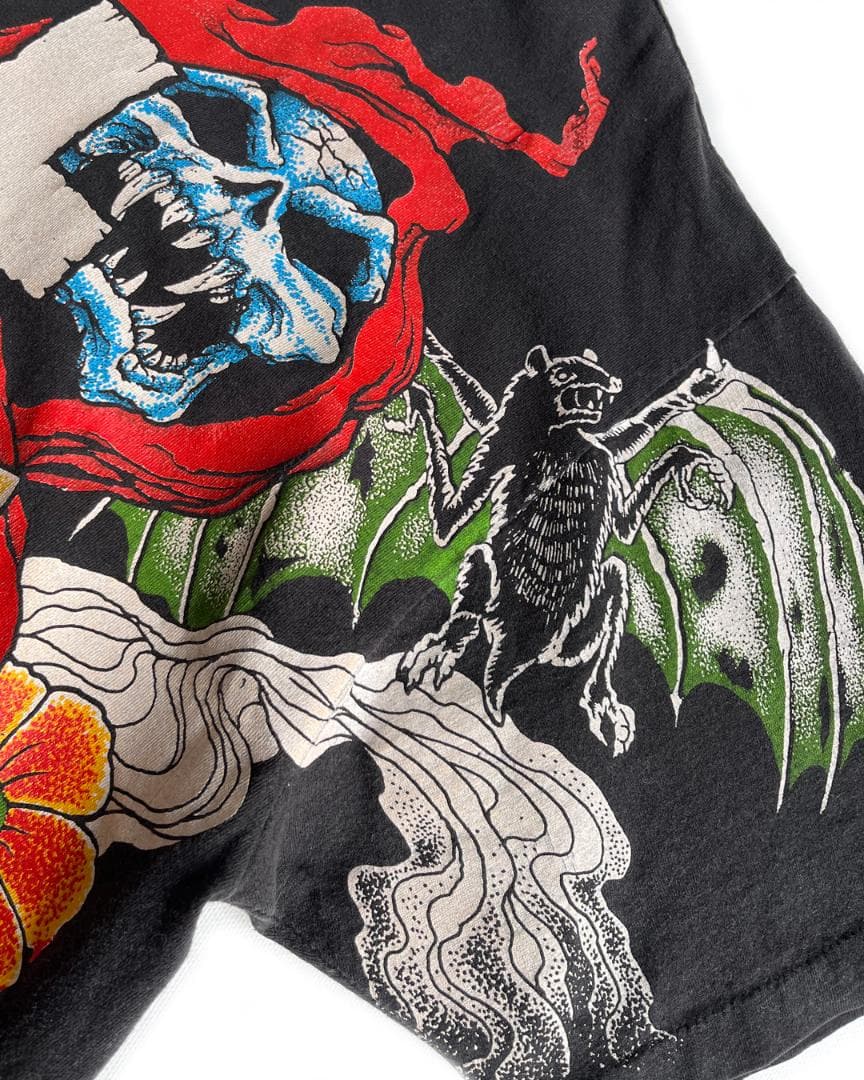 90's \" OZZY OSBORNE \" タトゥー総柄 バンド Tシャツ