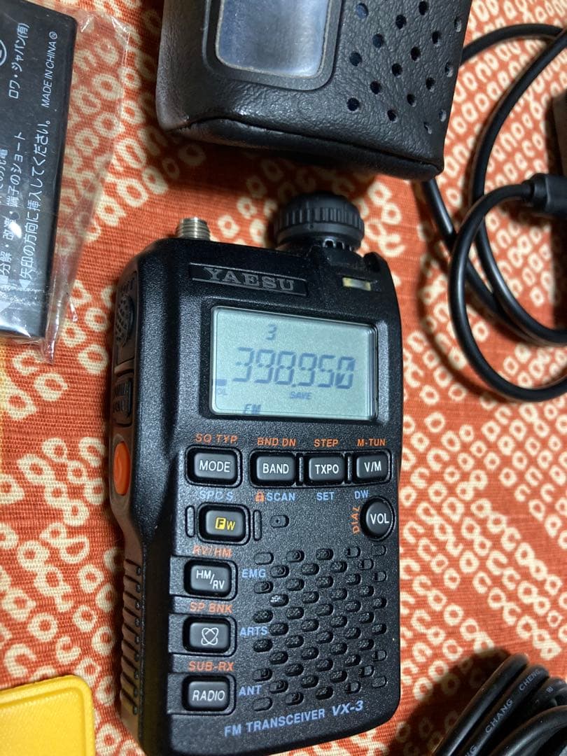 YAESU VX-3 受信機　無線機　付属品多数