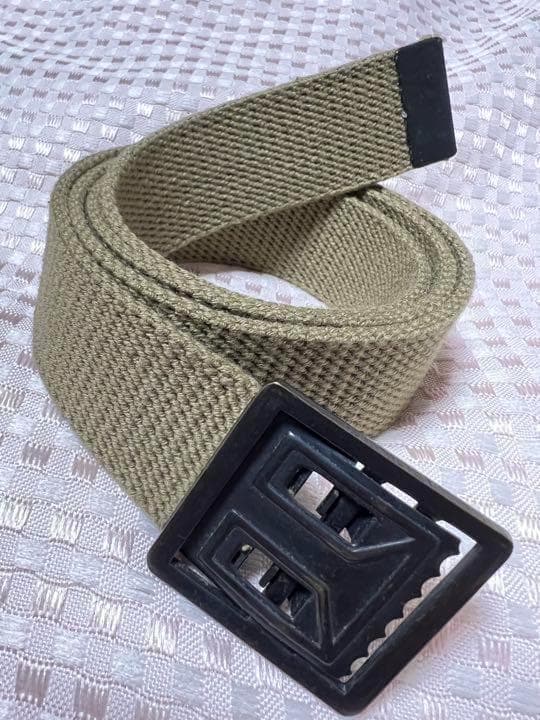 米軍 実物 M1937 ウエストベルト カーキ