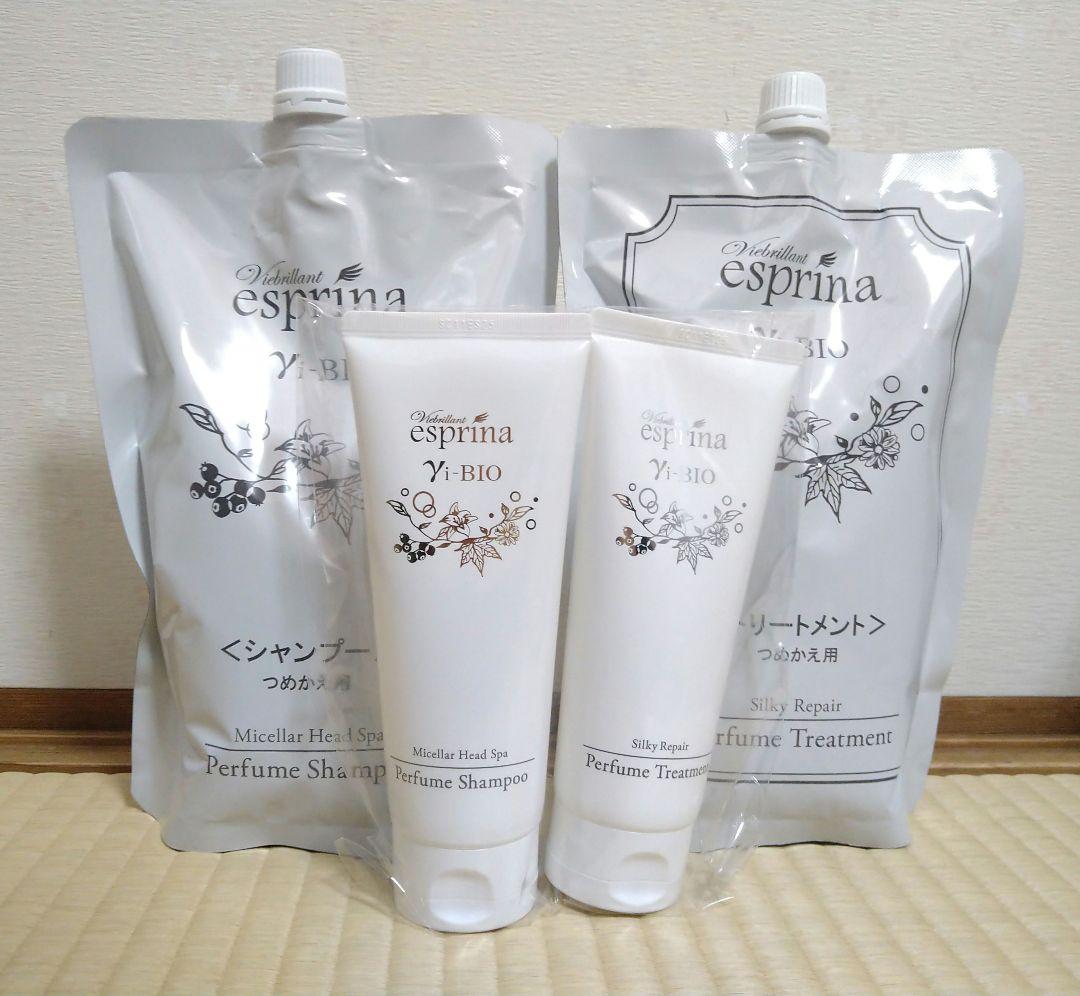 エスプリーナvi-BIOシャンプー＆トリートメント詰替＋トラベルセット150ml