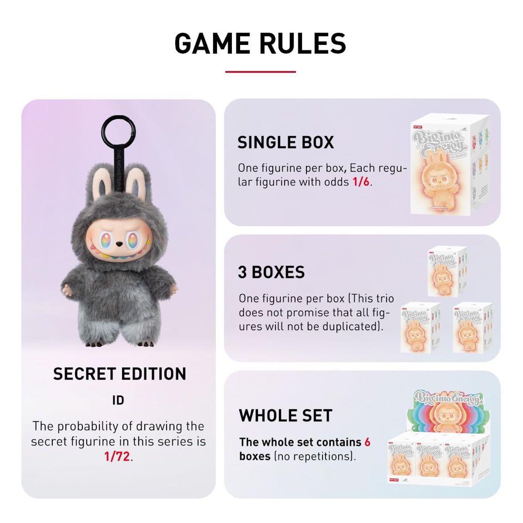 POP MART The Monsters ぬいぐるみ ボックス ポップマート