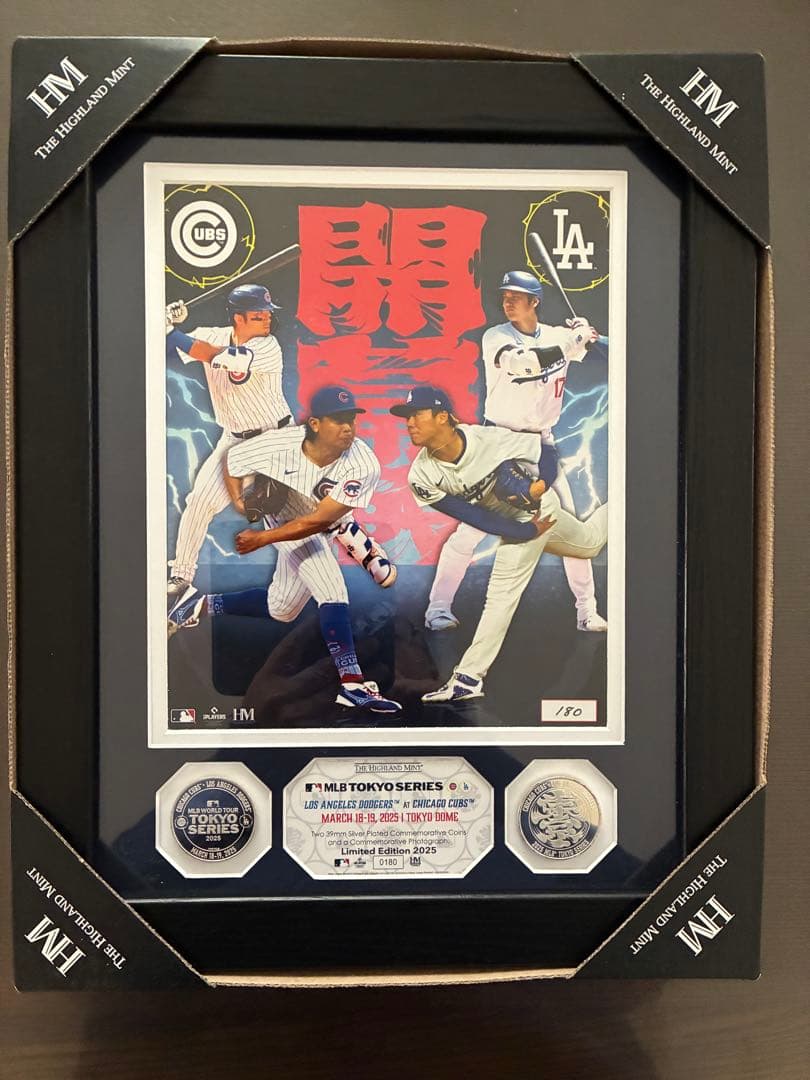MLB 東京シリーズ 2025 カブスvsドジャース ダブルフォトミント
