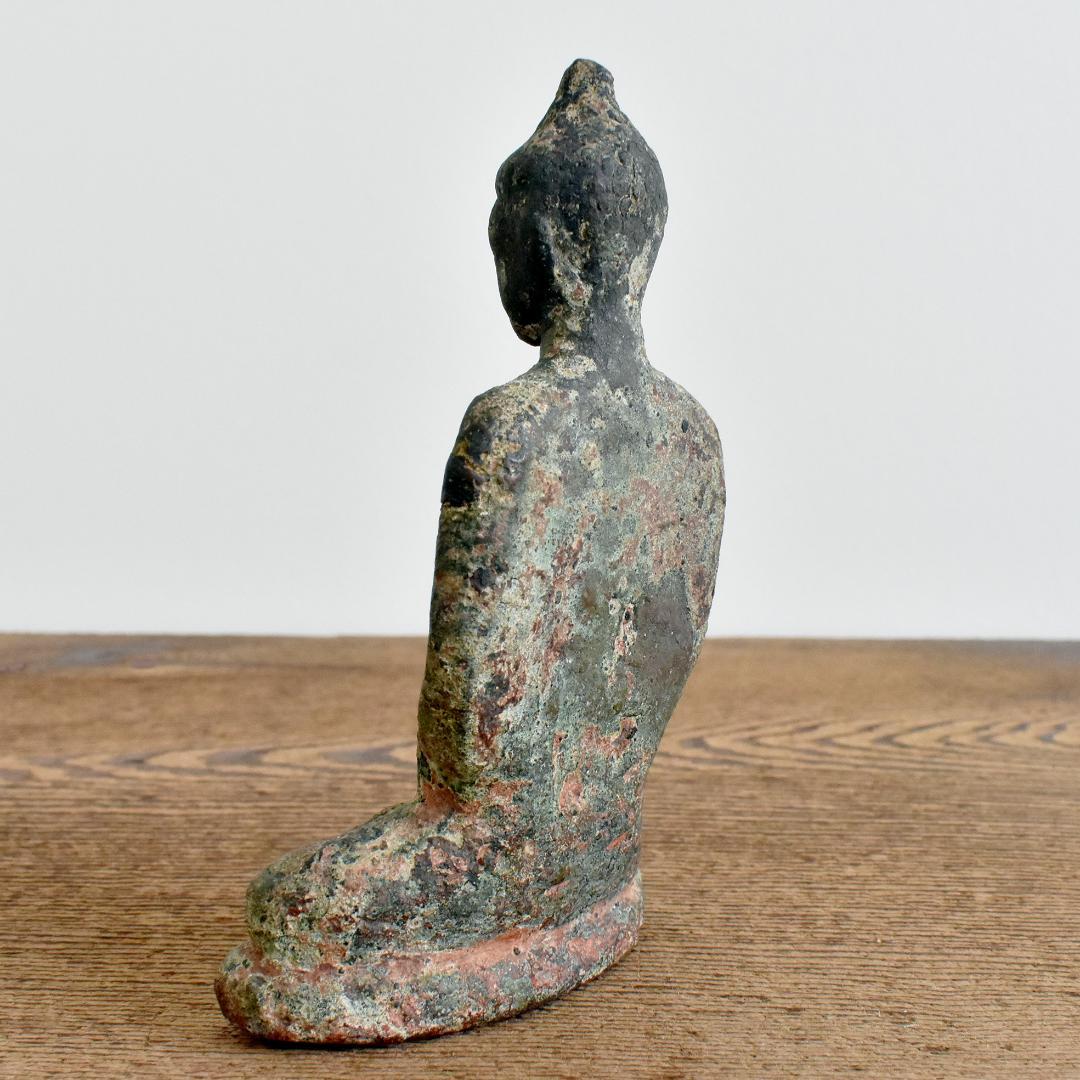 8〜10世紀頃 東南アジア タイ青銅製仏像 /古美術 古銅 鋳造 金銅仏 ブッダ