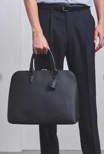 定番 美品 UNITED ARROWS レザー ラウンド ブリーフケース