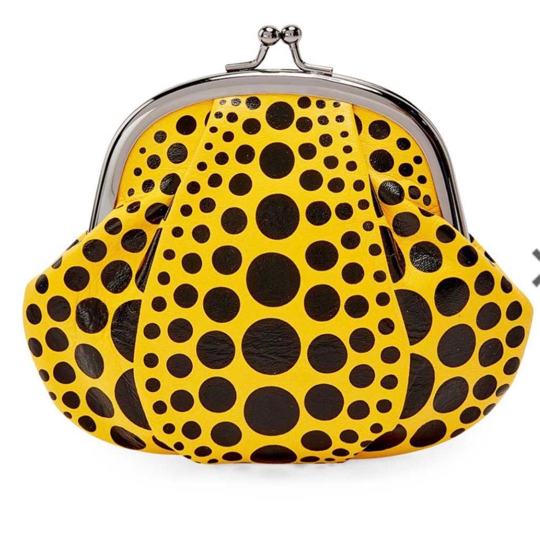 草間彌生：がま口 小 パンプキン イエロー　財布　長財布　kusama