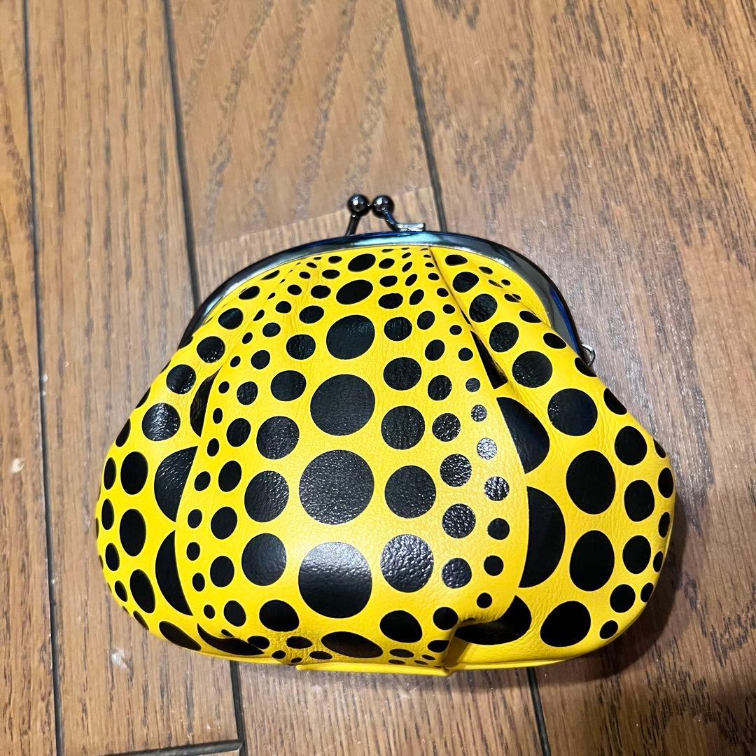 草間彌生：がま口 小 パンプキン イエロー　財布　長財布　kusama