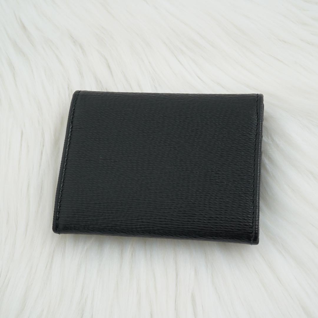 未使用品　箱・カード付き　BVLGARI ブルガリ　小銭入れ　ケース　黒