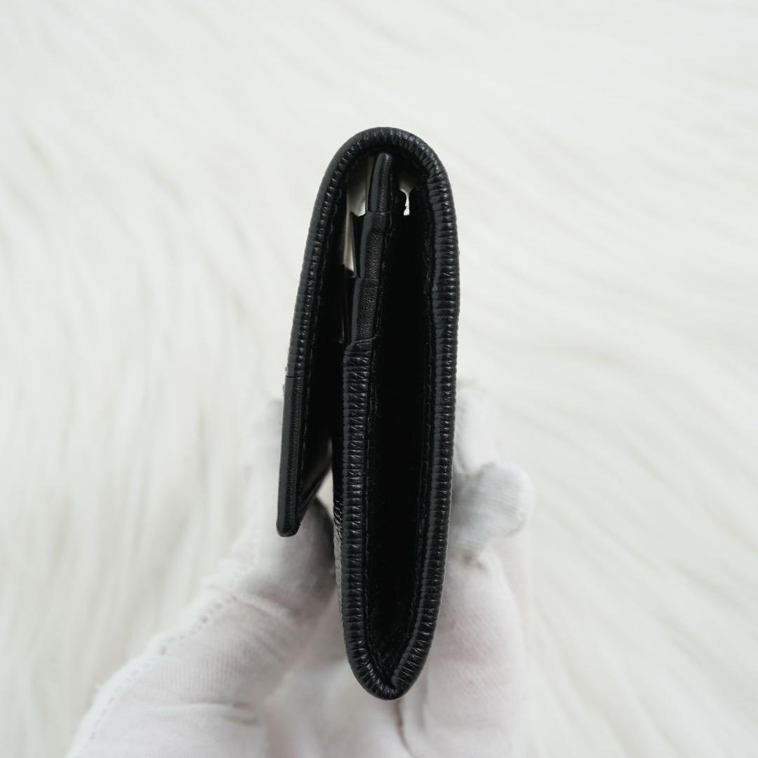 未使用品　箱・カード付き　BVLGARI ブルガリ　小銭入れ　ケース　黒