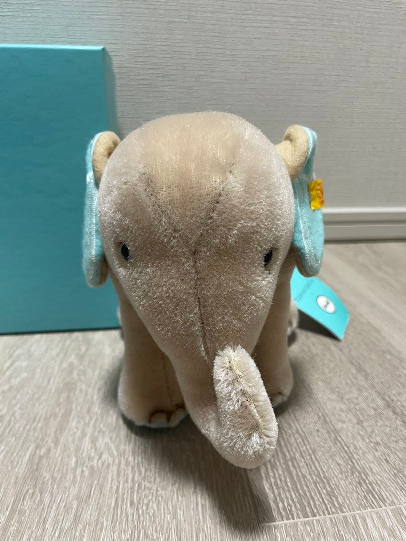 【新品】ティファニー✖️シュタイフ　エレファント　TIFFANY✖︎steiff