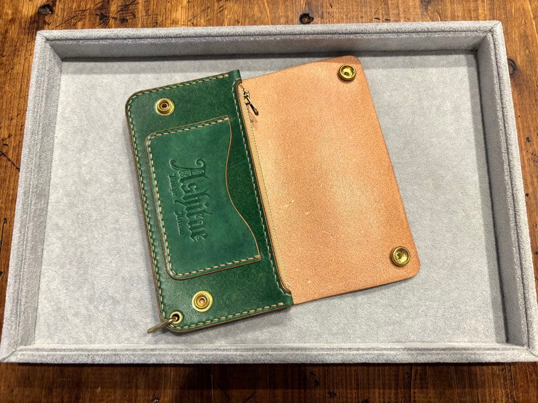 トラッカーウォレット　TW03-G グリーン　緑　財布　長財布