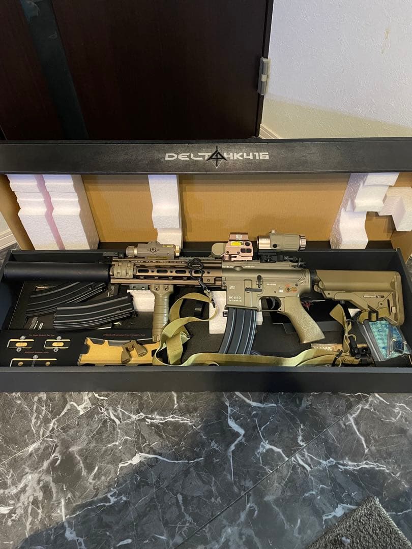 東京マルイ　次世代電動ガン　HK416デルタカスタム FDEカラー