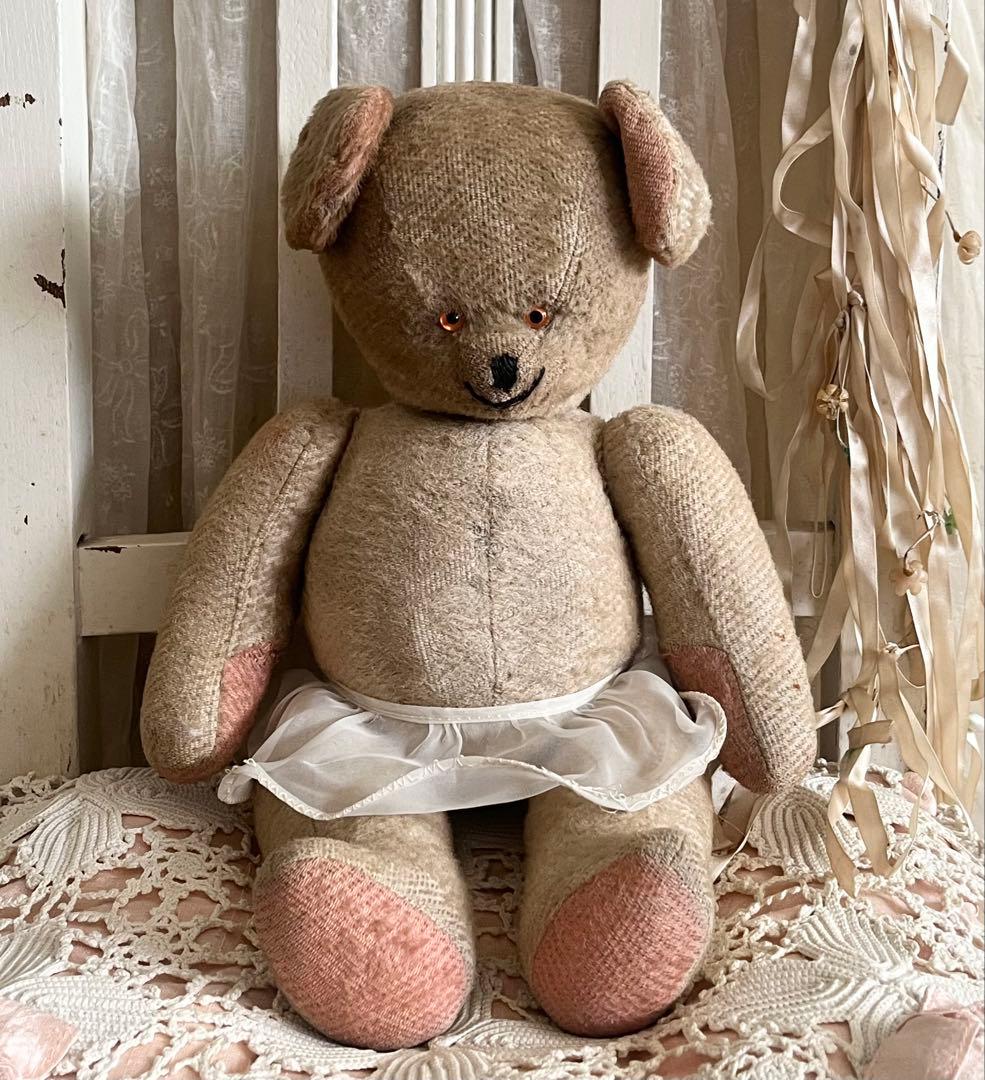 アンティークフランスイギリステディベア ぬいぐるみベアくまドール