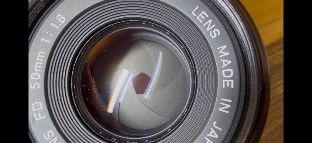 フィルムカメラ Canon AE-1 Program NEW FD 50mm f1.4 f1.8