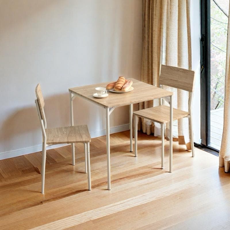赤字大セール！２人用ダイニングテーブルセット（チェア付き）NATURAL