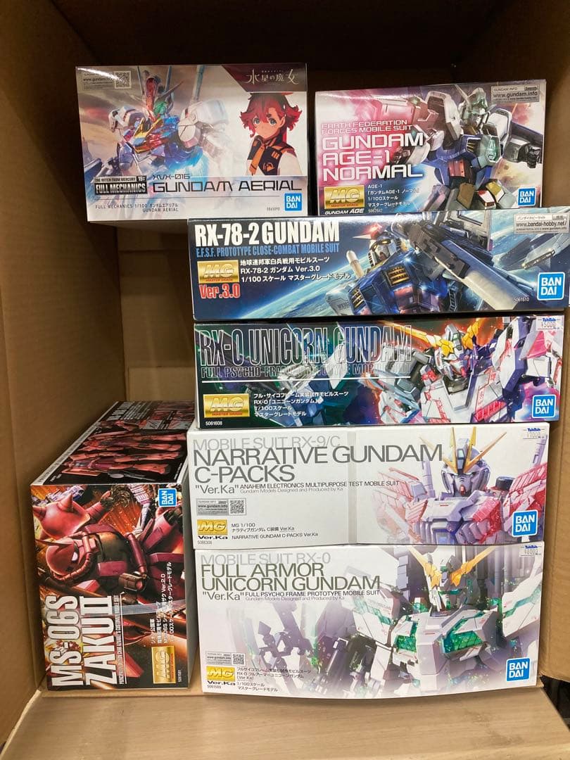 MG FM 1/100 ガンプラ　7体セット　まとめ売り