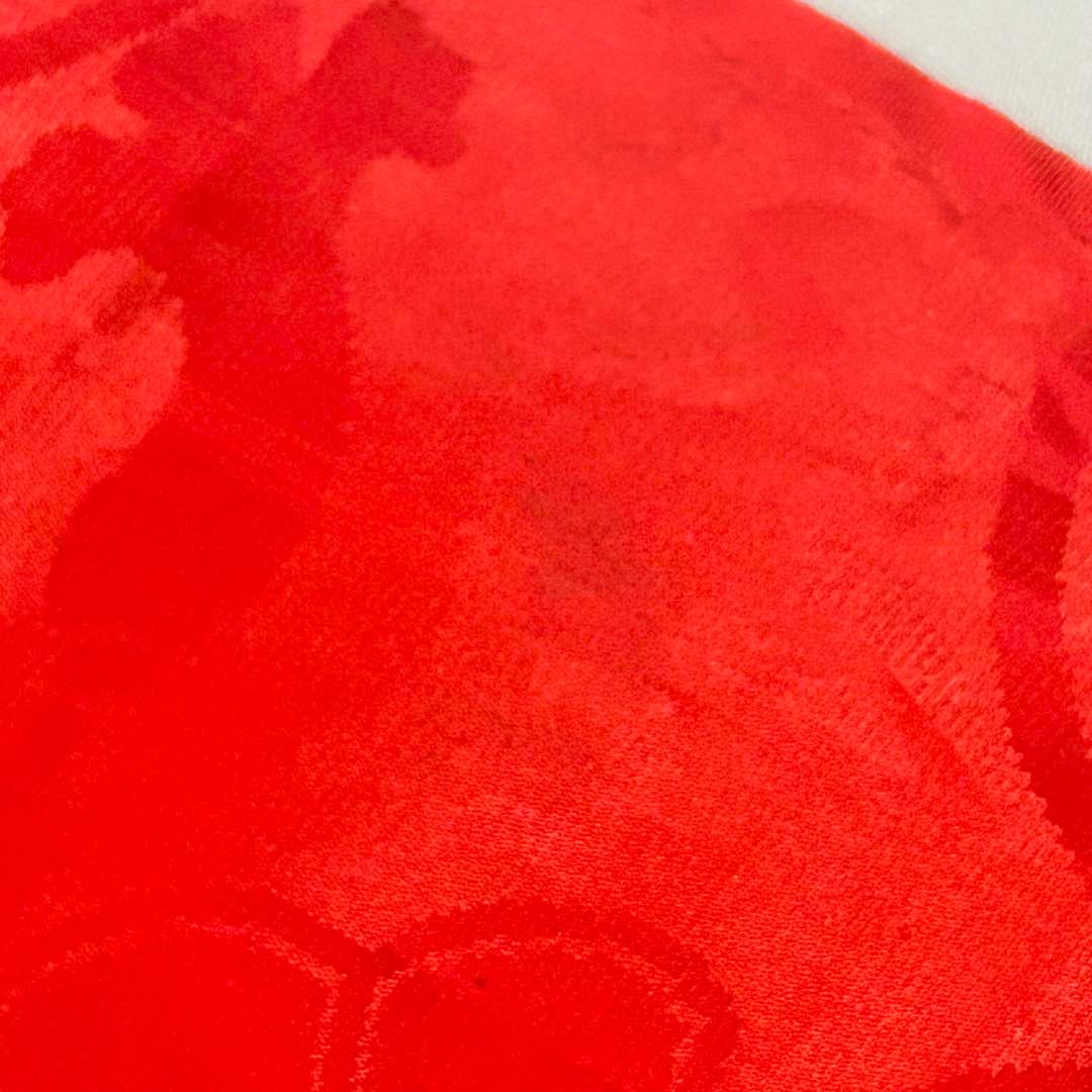 着物　七五三　7歳　女の子　13点　フルセット　オレンジ　御所車　花文　吉祥文様