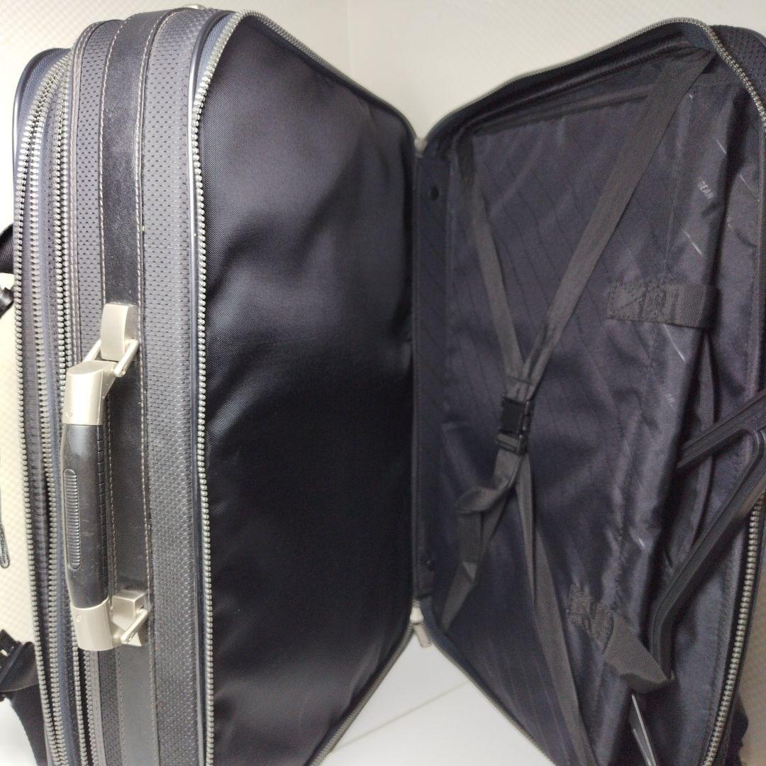 未使用近マルエム大型ビジネスカバン　高級出張カバン　キー付き　A3収納　黒色