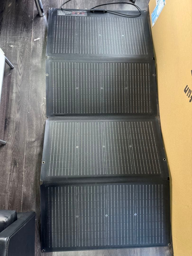 エコフロー EcoFlow 220W 両面受光型 ソーラーパネル3m延長ケーブル