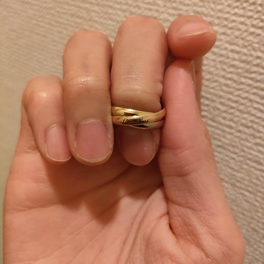 c*y様 カルティエ　トリニティリング　3連 リング 52