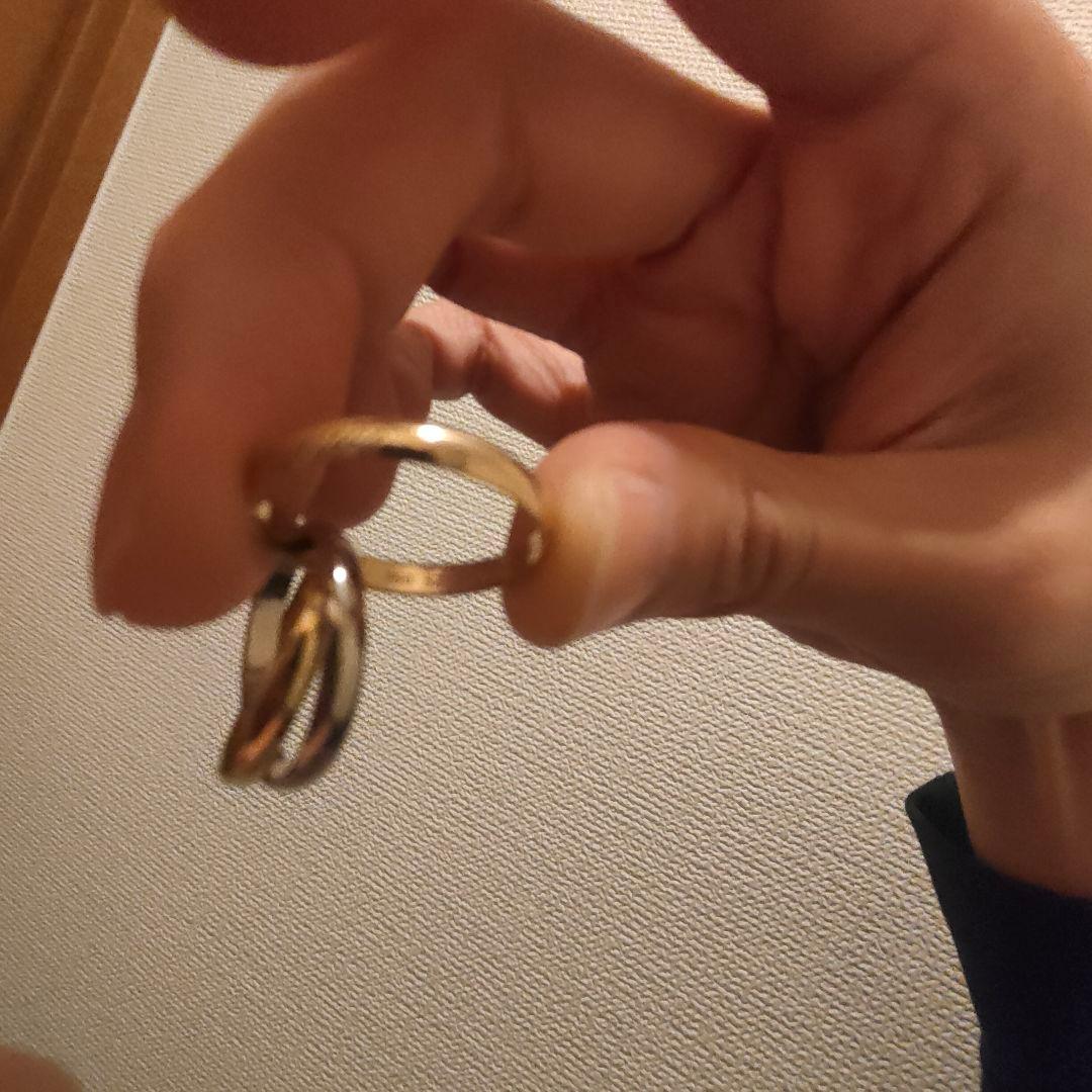 c*y様 カルティエ　トリニティリング　3連 リング 52