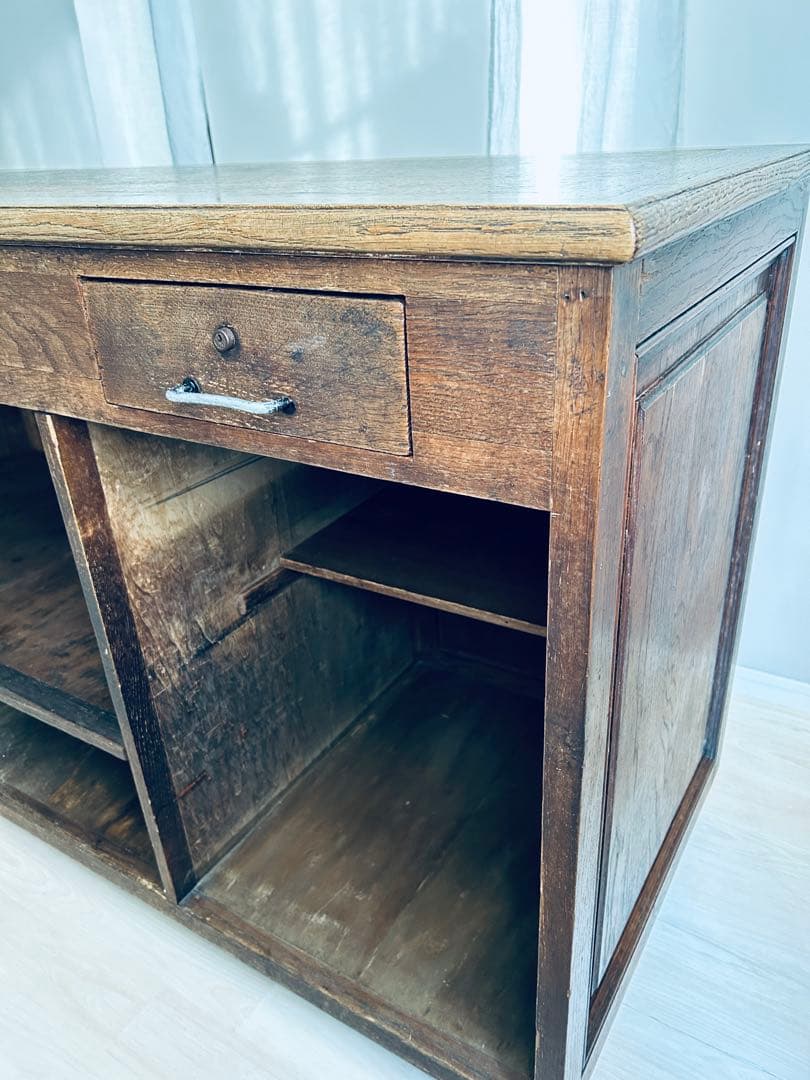 フランスアンティーク 家具 ショップカウンター アトリエ 作業台