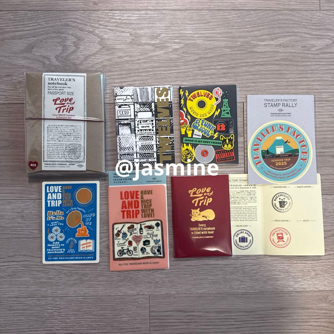 トラベラーズ ノート 赤 レッド LOVE AND TRIP 限定品