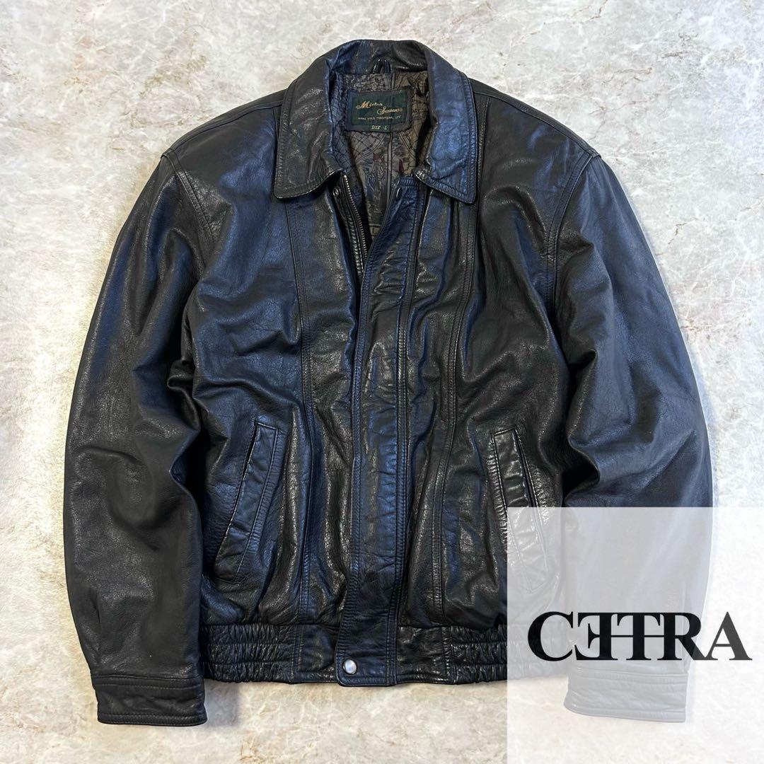 A-2ミリタリーデザイン ショート丈 本革レザー ボンバージャケット フライト