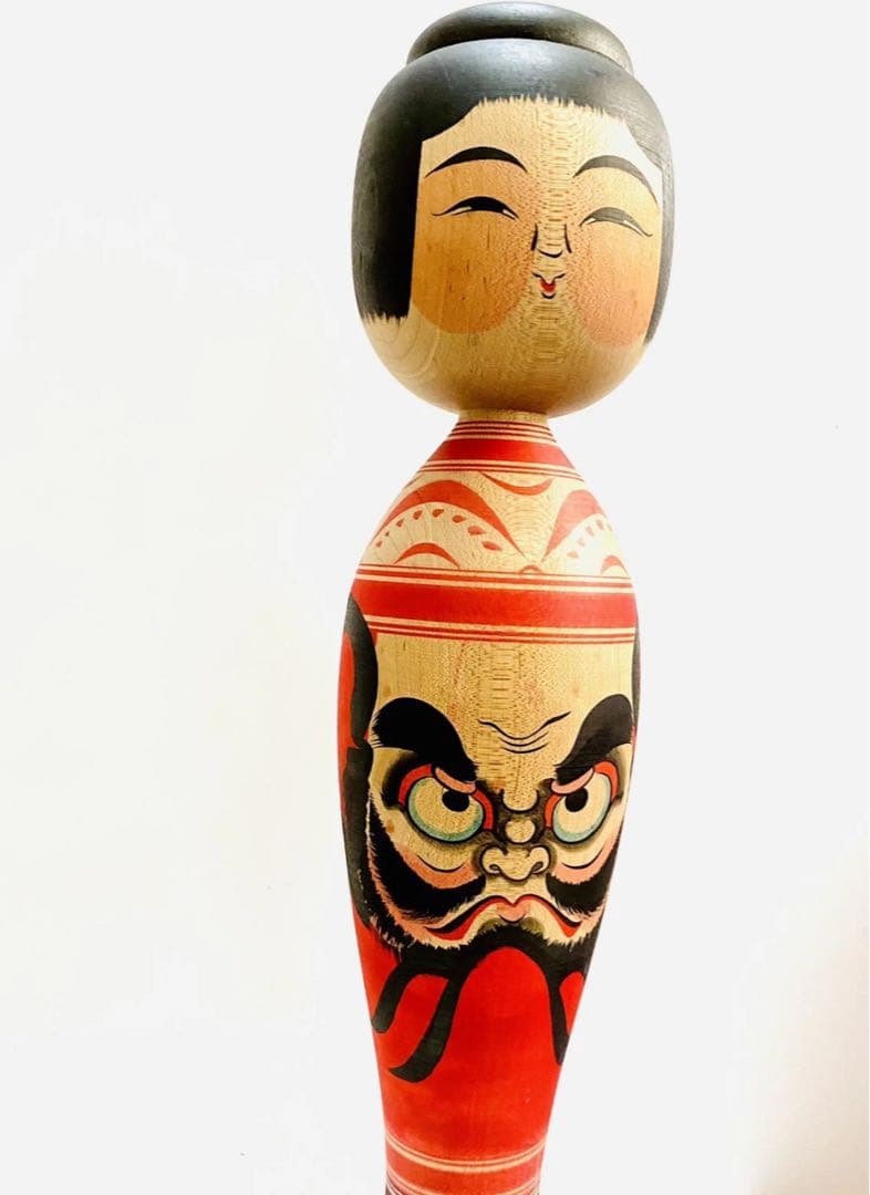 中古　こけし　人形　木製　日本　伝統　笹森淳一　Q コレクション