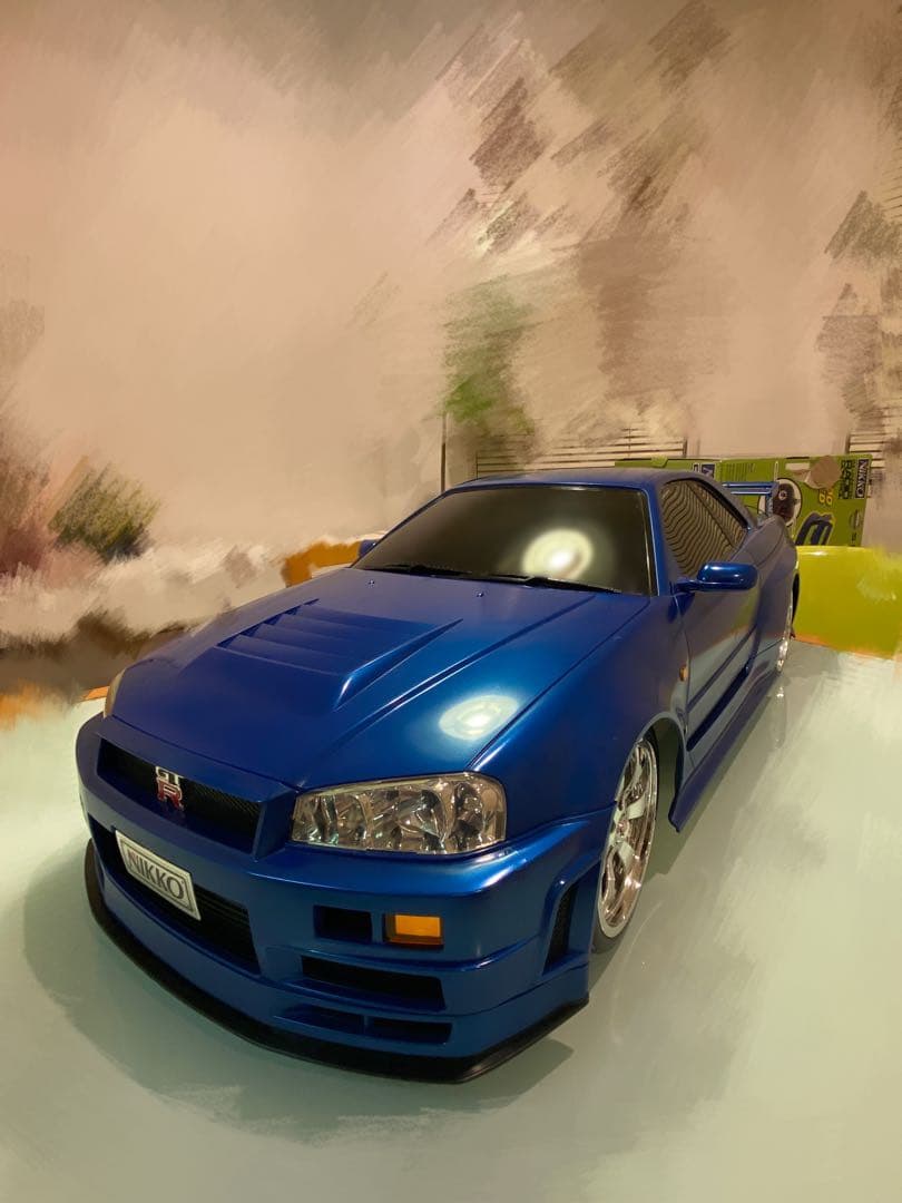 NIKKO 1/5 NISSAN スカイライン GTR R34 巨大ラジコン