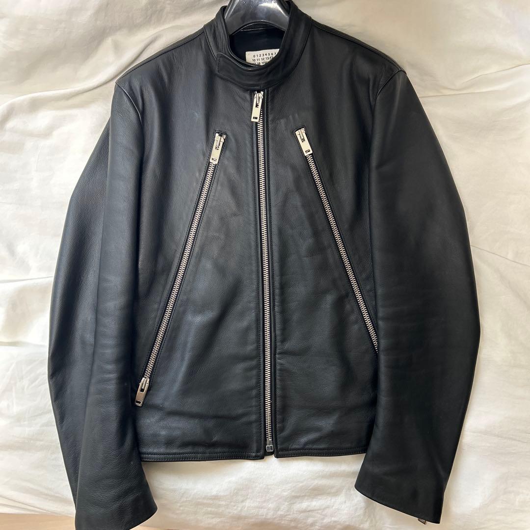 ジ*ー様 【最終値下げ】Maison Margiela ハの字ライダース　革ジャ