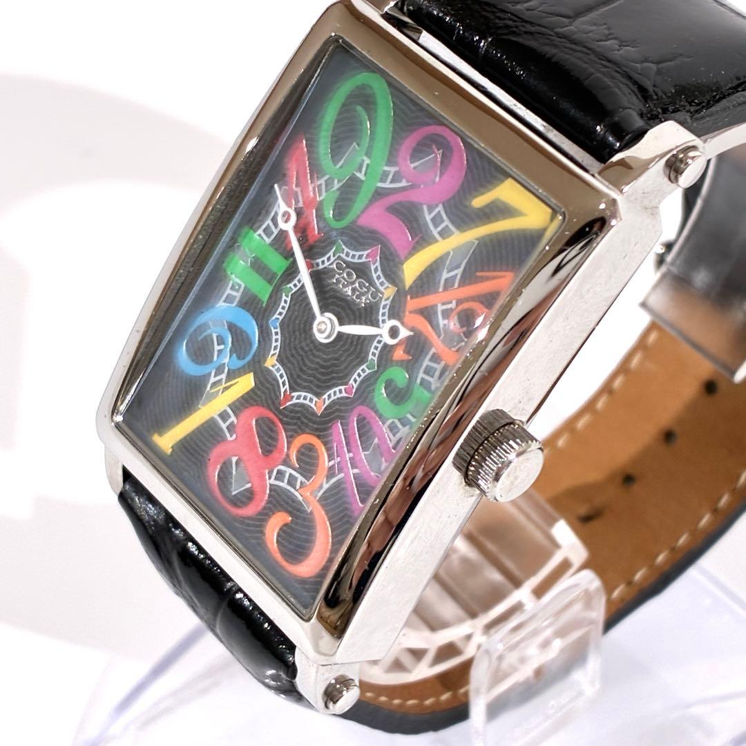 希少★ COGU コグ ジャンピングアワー 自動巻 腕時計 裏スケ