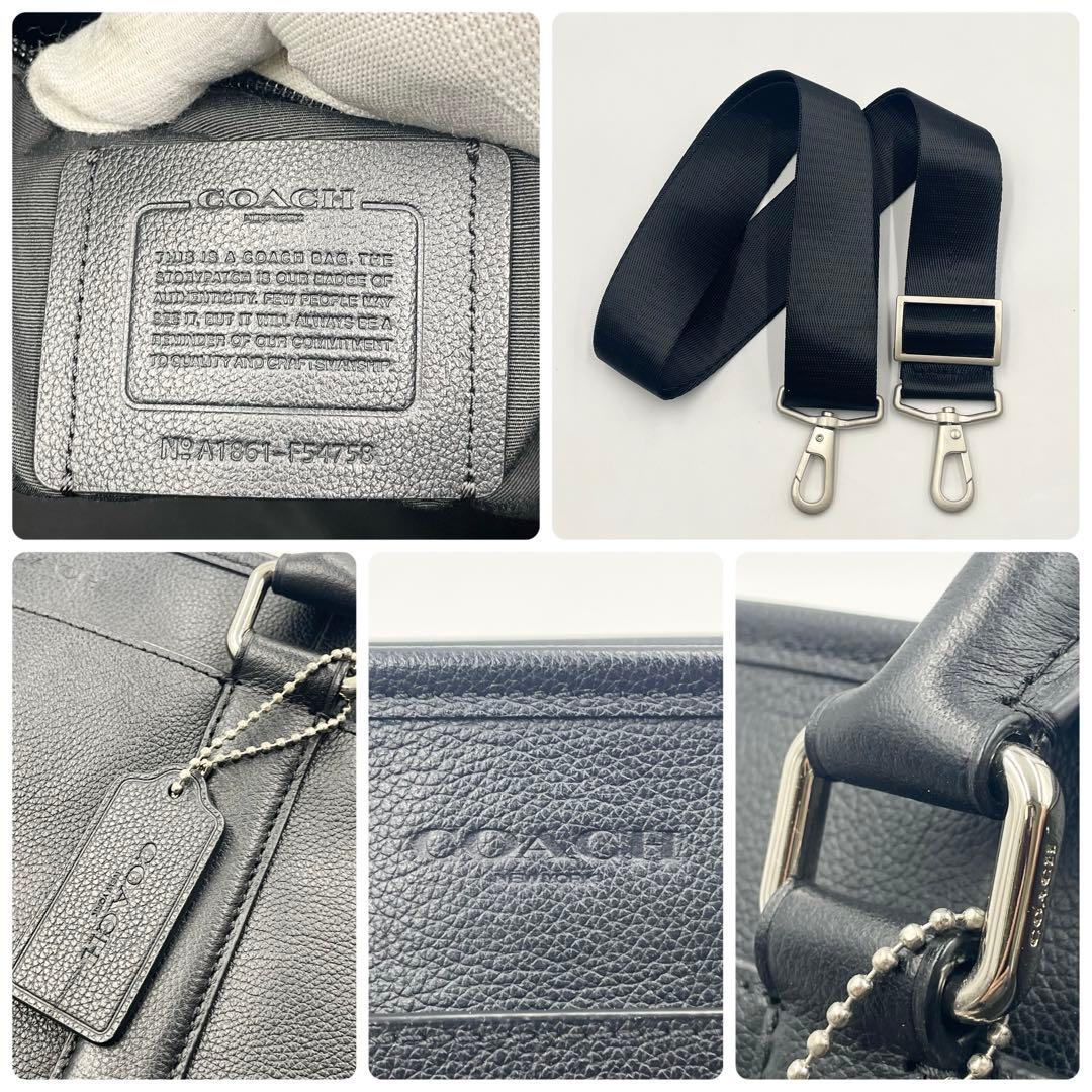 【極美品】コーチ 2way トートバッグ ブリーフケース メトロポリタン 大容量