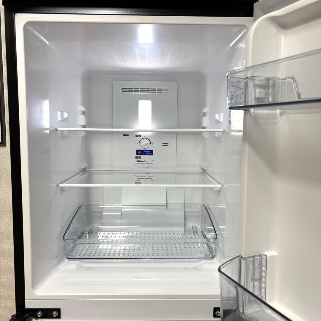 2023年製 冷蔵庫 一人暮らし 単身用 小型 3ヶ月保証付き ガラスドア 高級