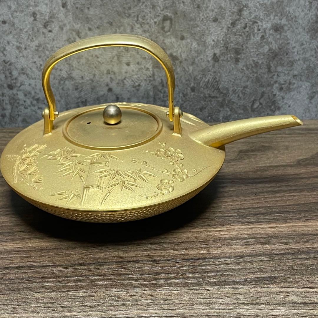 【天皇陛下御即位50年記念】24KGP 黄金酒器 フルセット銚子燗鍋盃プレート付