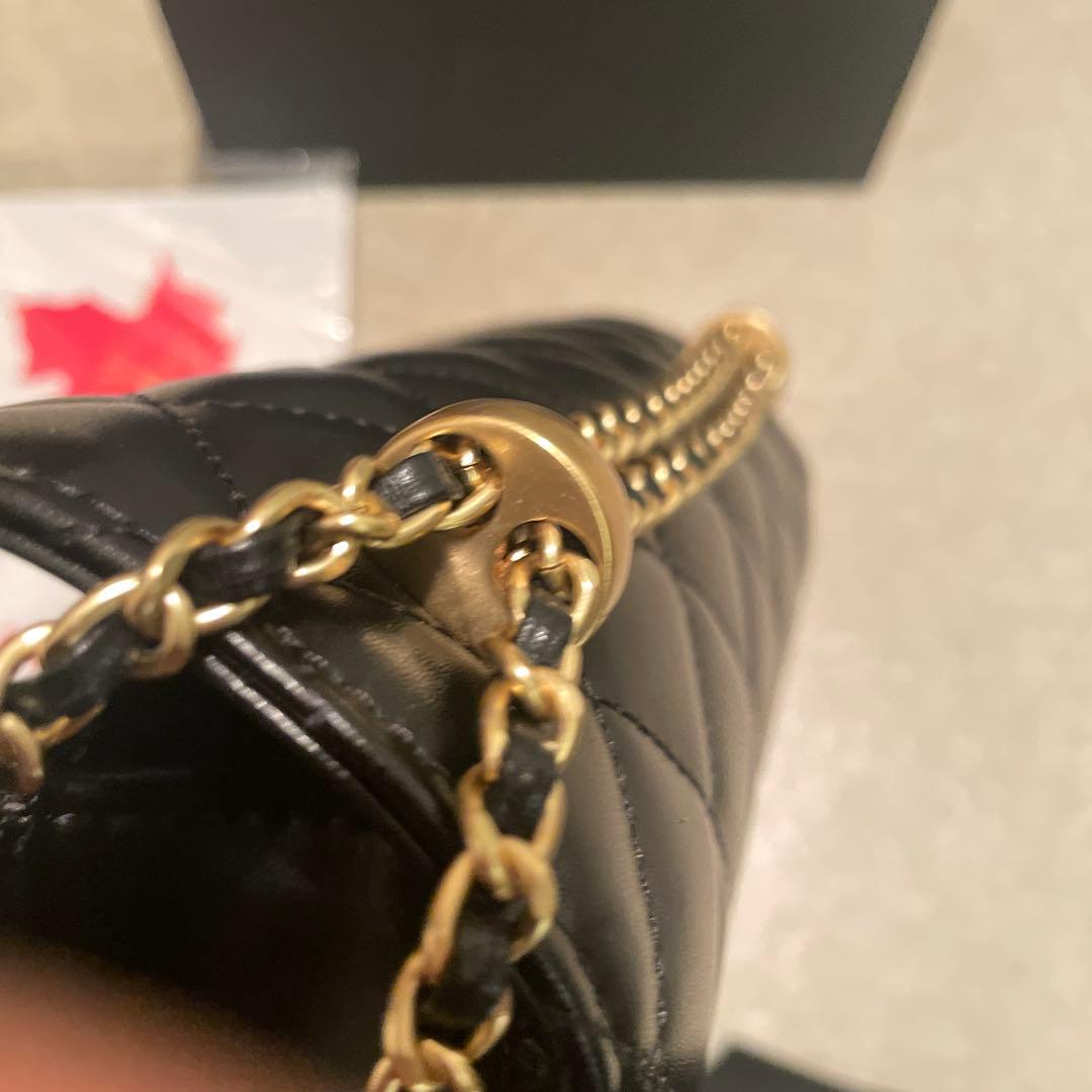 CHANEL ノベルティーブラック ショルダーバッグ キルティング