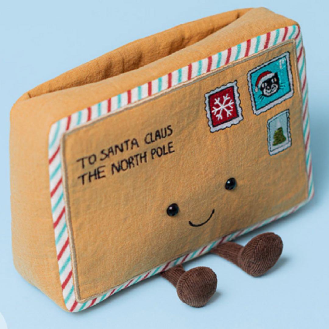 新作　新品　ジェリーキャット　クリスマス　サンタへの手紙　手紙　刺繍　ぬいぐるみ