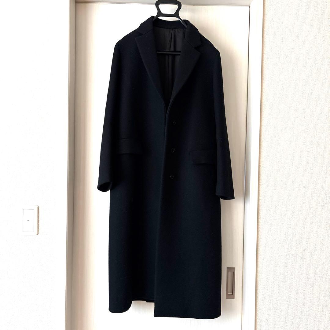 【美品】YLÈVE イレーヴ　チェスターコート 黒