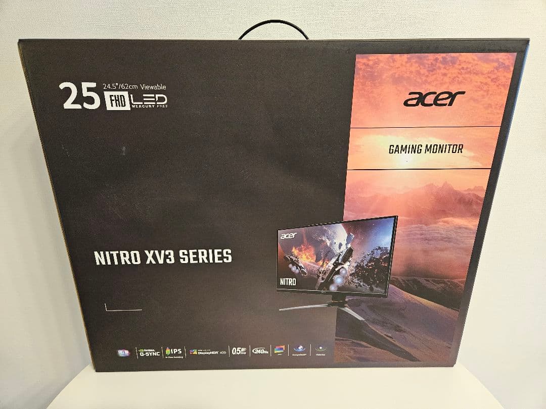 【値下げ】Acer NITRO XV3 24.5インチゲーミングモニター