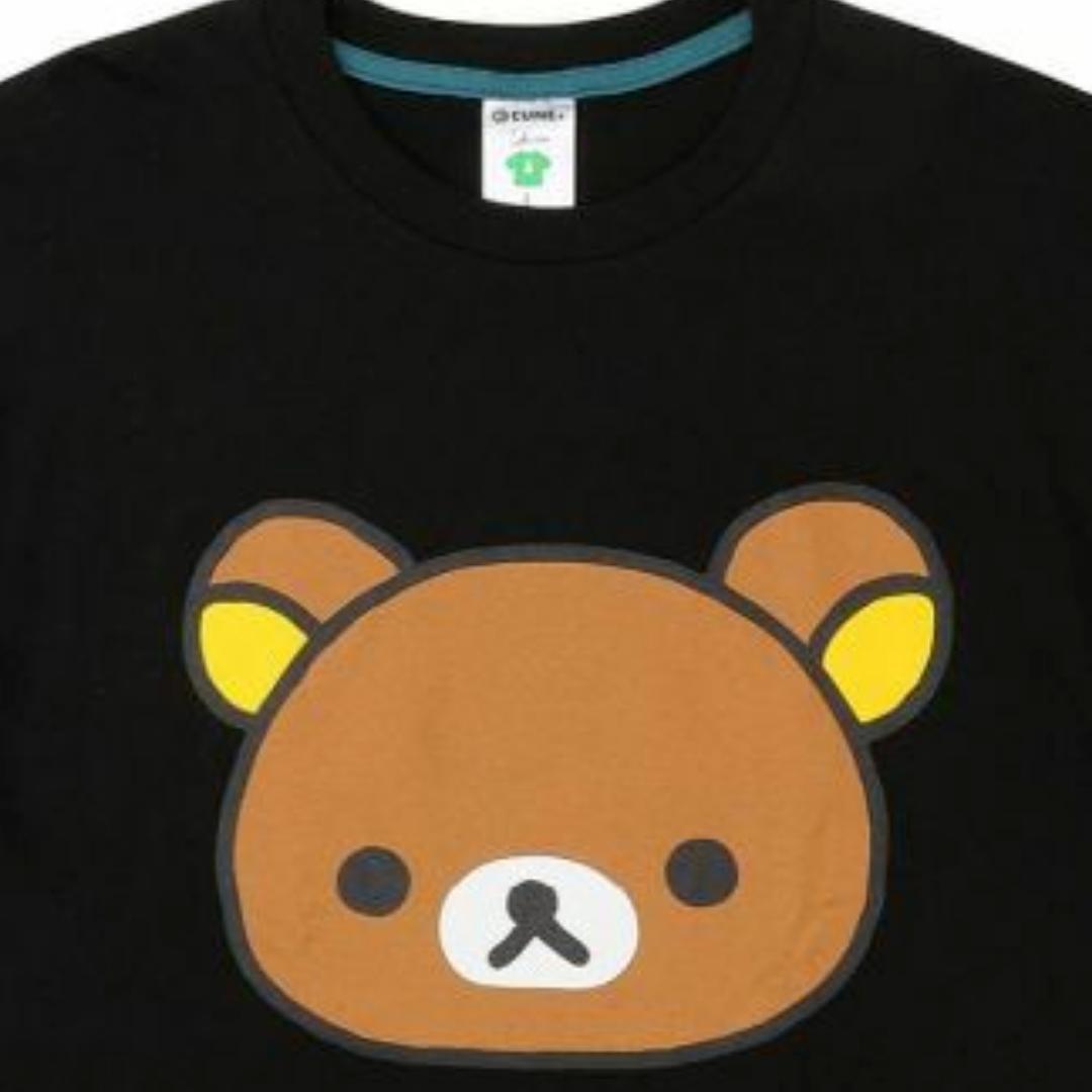 cune XL キューン Tシャツ リラックマ 黒 コラボ 半袖 30周年記念