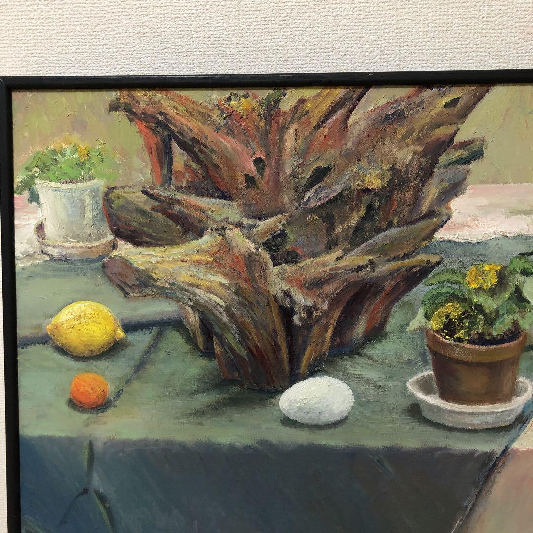 絵画　油絵　静物画