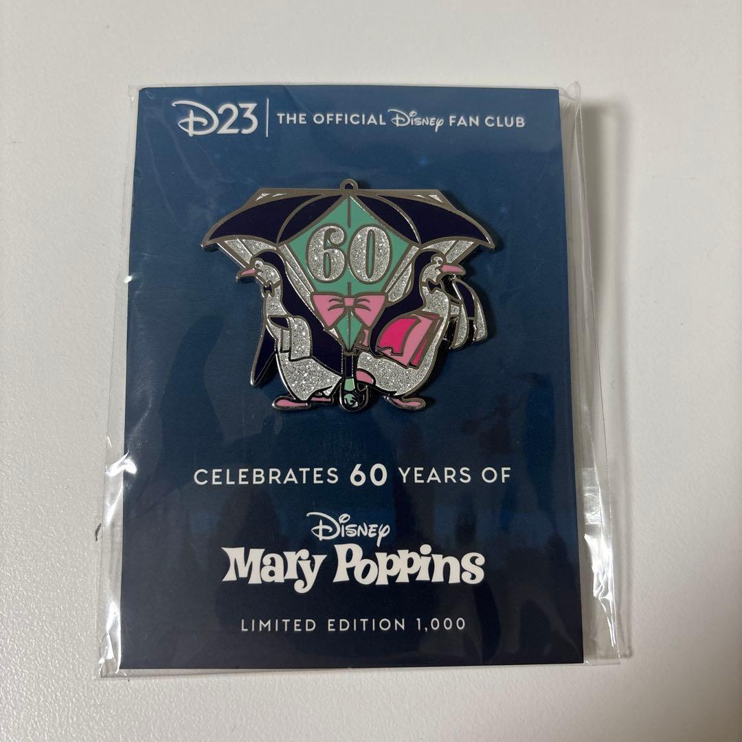 Disney Mary Poppins 60周年記念ピン